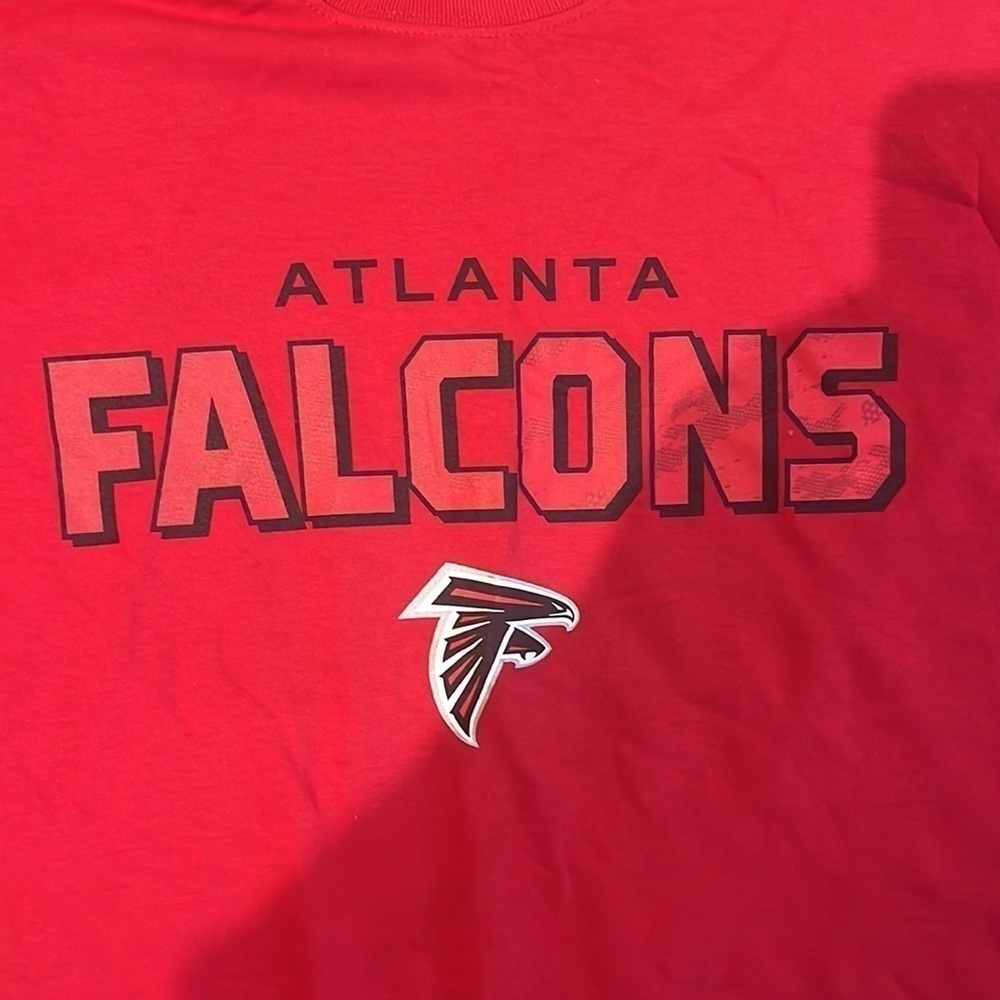 NFL Team Apparel Red Atlanta Falcons Short Sleeved Tee. Size XL - Picture 2 of 8
